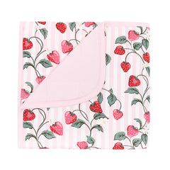 Baby Blanket in Strawberry Fields 1.0