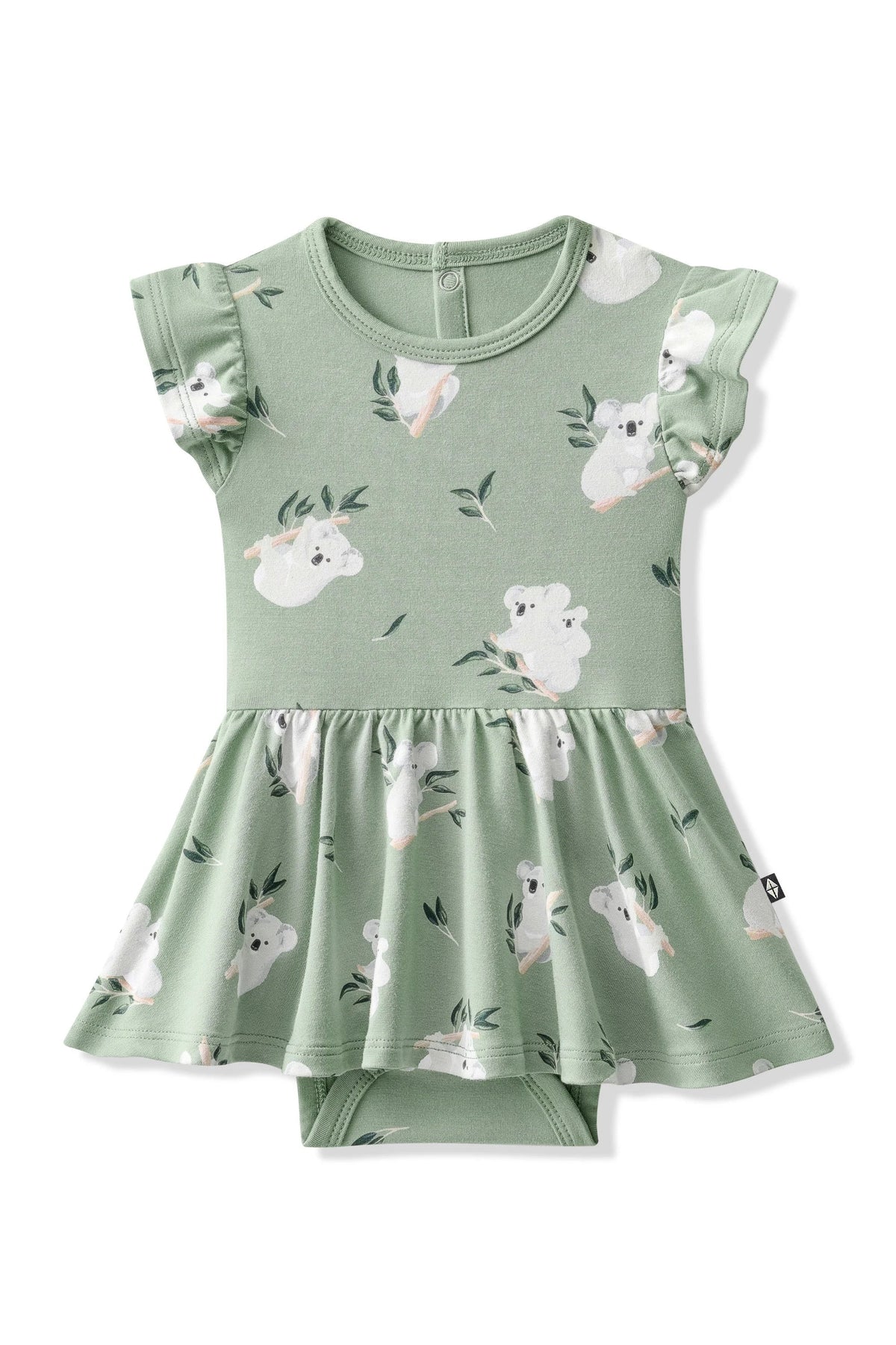 Twirl Bodysuit Dress in Koala