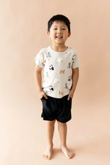 Toddler Basic Tee in Fluffy Cat