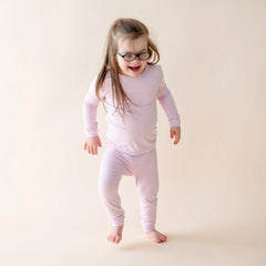 Long Sleeve Pajamas in Thistle