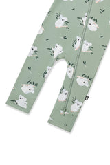 Zippered Romper in Koala