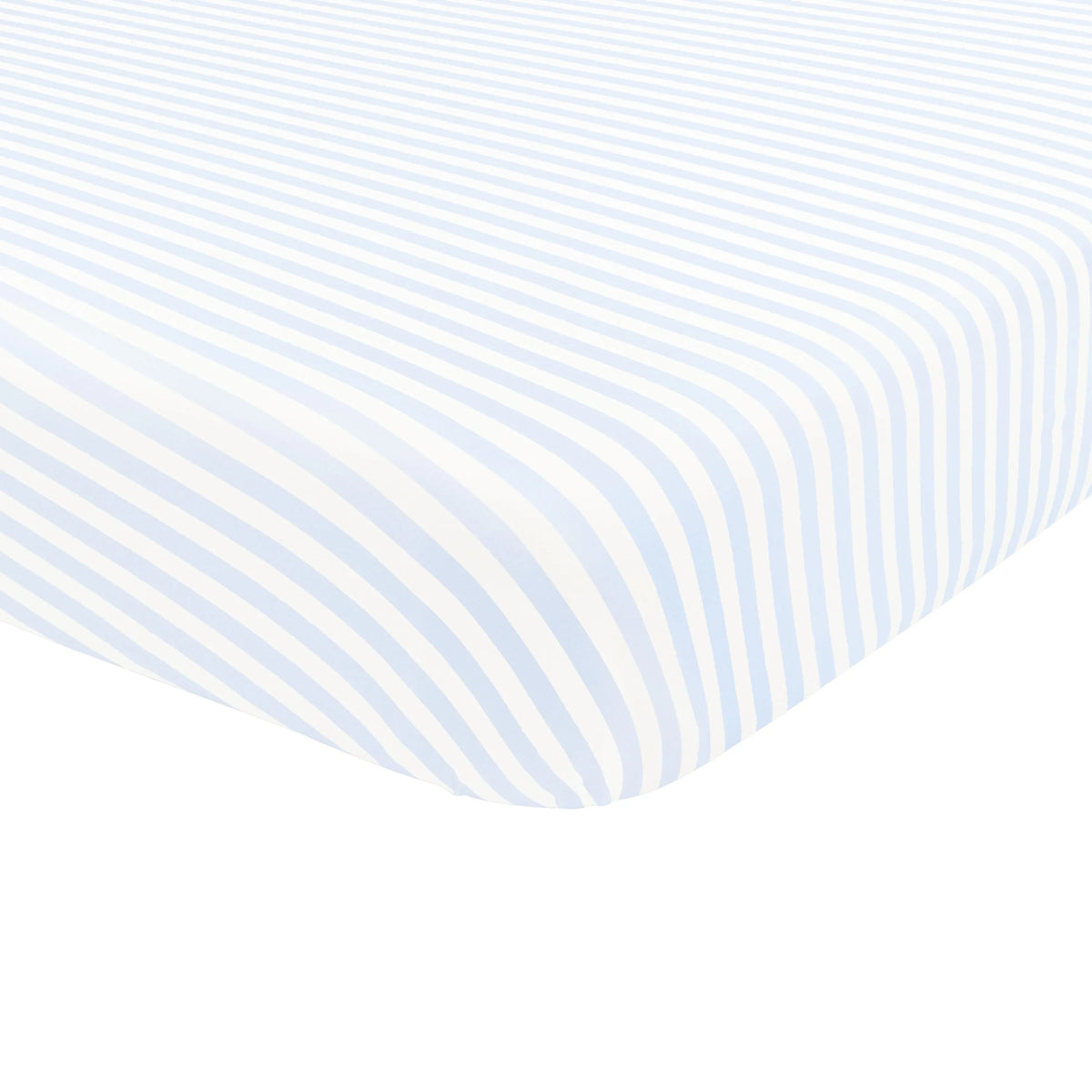 Mini Crib Sheet in Small Mist Stripe