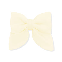 Medium Alligator Clip Bow in Chamomile