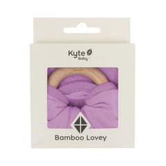 Lovey in Poi with Removable Wooden Teething Ring