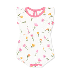 Bubble Romper in Tulip