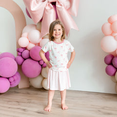 Toddler Basic Tee in Bow