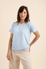Women's Crew Neck Tee in Breeze