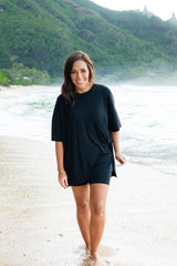 Women’s Biker Short Set in Midnight