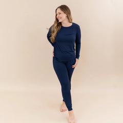Women's Jogger Pajama Set in Navy