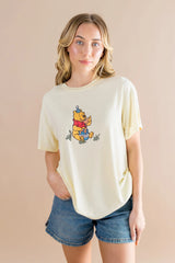 Women's Graphic Tee in Winnie the Pooh on Chamomile