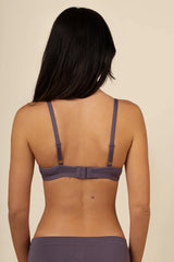Women's V-Neck Bra in Currant