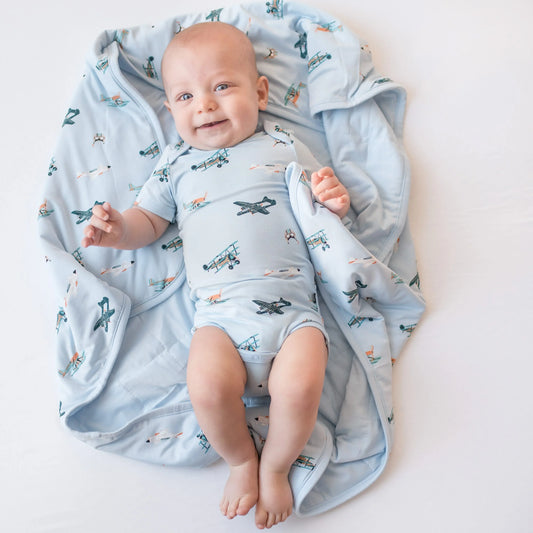 Baby Blanket in Take Off 1.0