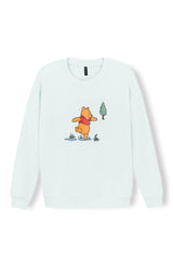 Women's Sweatshirt in Winnie the Pooh on Dew
