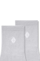 Adult Crew Socks in Storm