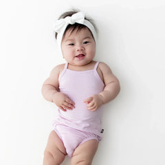 Spaghetti Strap Leotard in Thistle