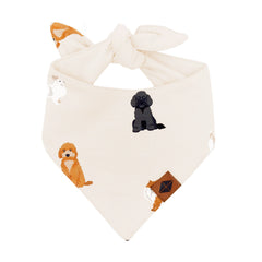 Dog Bandana in Fluffy Dog