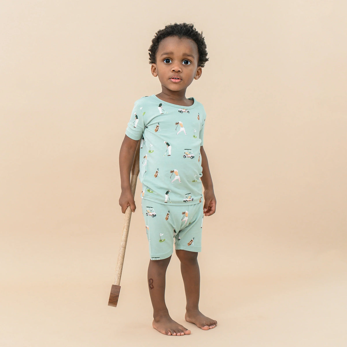 Short Sleeve Pajamas in Golf