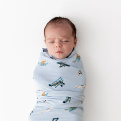Swaddle Blanket in Take Off