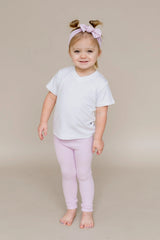 Ribbed Leggings in Thistle