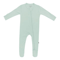 Zippered Footie in Sage