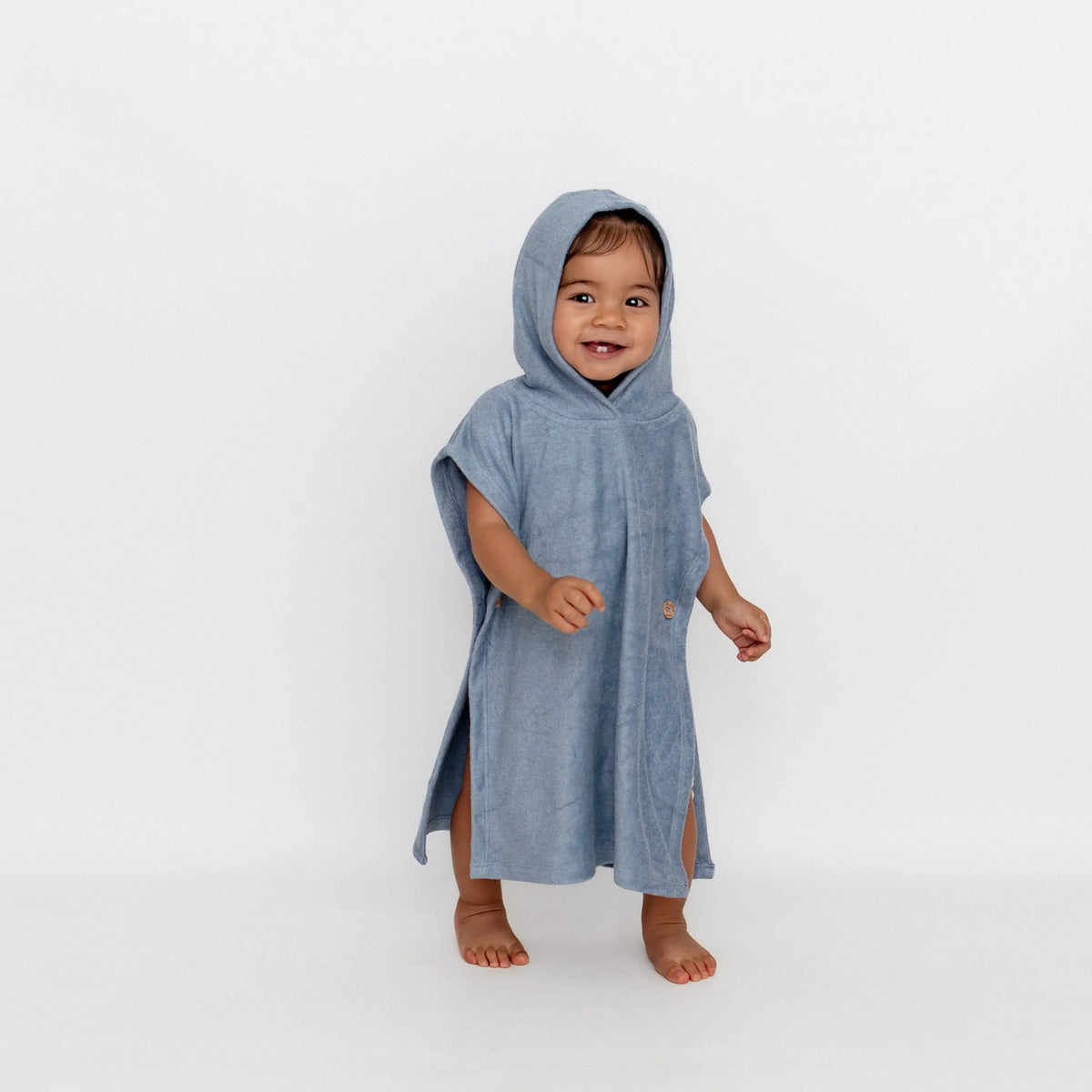 Swim Poncho in Slate