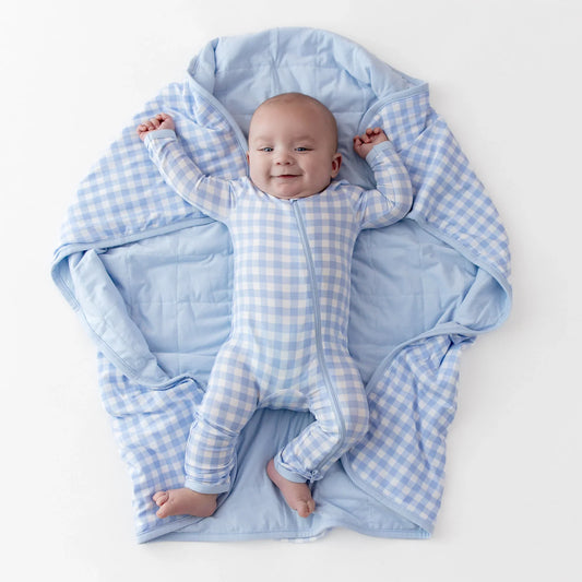 Baby Blanket in Gingham Breeze 1.0