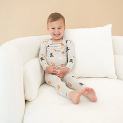 Long Sleeve Pajamas in Fluffy Dog