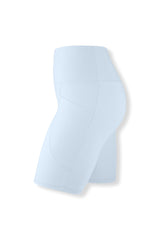 Bamboo Flex High Rise Biker Short in Breeze