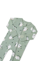 Zippered Romper in Koala