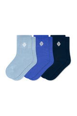 Crew Socks Combo 3-Pack in Denim