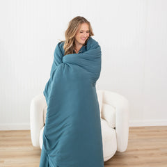 Adult Quilted Blanket in Atlantic 2.5