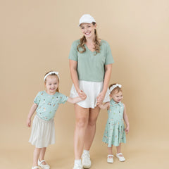 Polo Bodysuit Dress in Golf