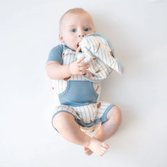 Lovey in Home Run with Removable Wooden Teething Ring