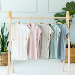 Swim Poncho in Cloud