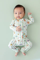 Zippered Romper in Honeydukes