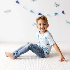 Toddler Crew Neck Tee in Take Off