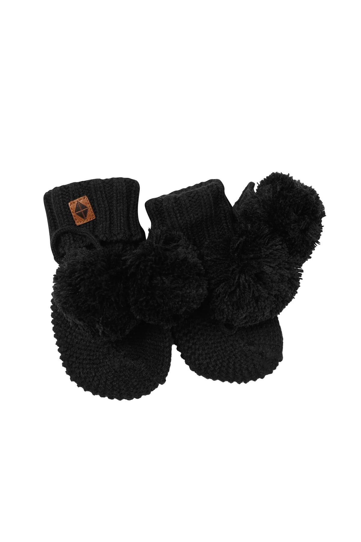 Knit Booties in Midnight