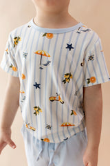 Toddler Basic Tee in Amalfi Coast