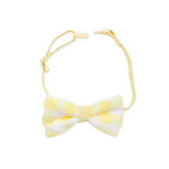 Bow Tie in Gingham Chamomile