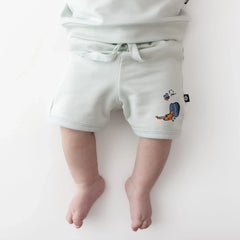 Short Sleeve Jogger Set in Winnie the Pooh on Dew