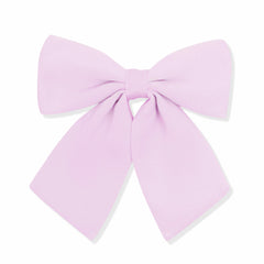 Large Alligator Clip Bow in Thistle