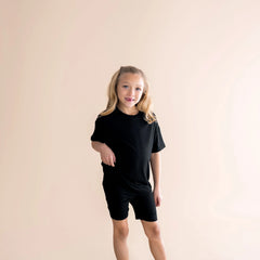 Toddler Biker Short Set in Midnight