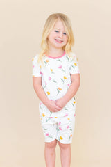 Short Sleeve Pajamas in Tulip