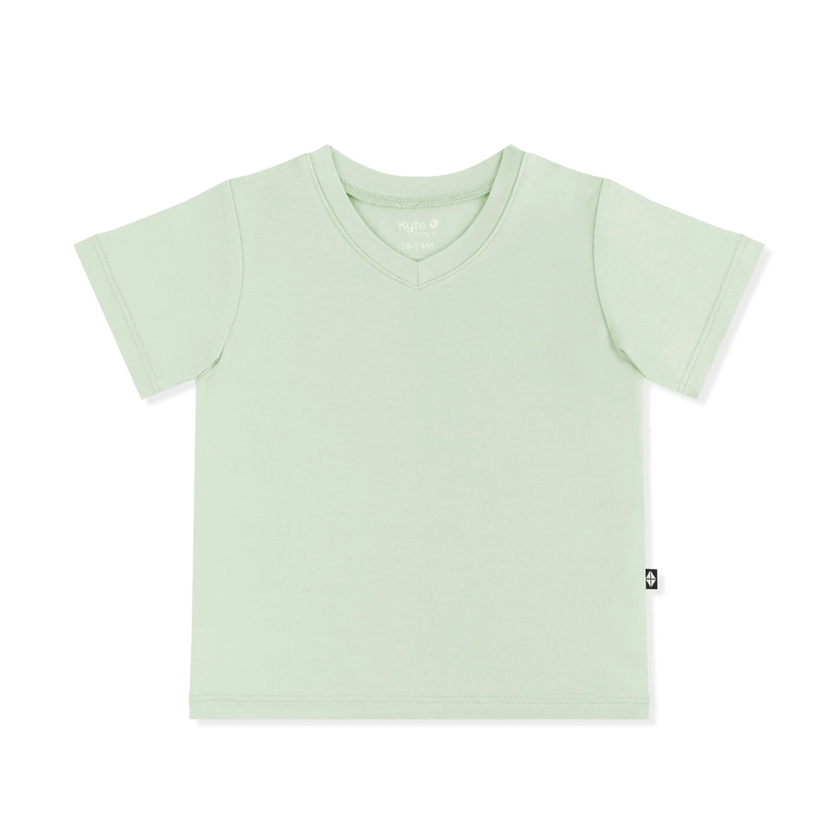 Toddler V-Neck Tee in Basil