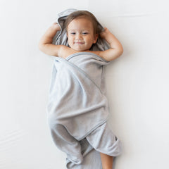 Hooded Bath Towel in Storm