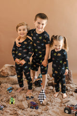 Short Sleeve Pajamas in Monster Truck