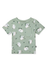 Toddler Crew Neck Tee in Koala