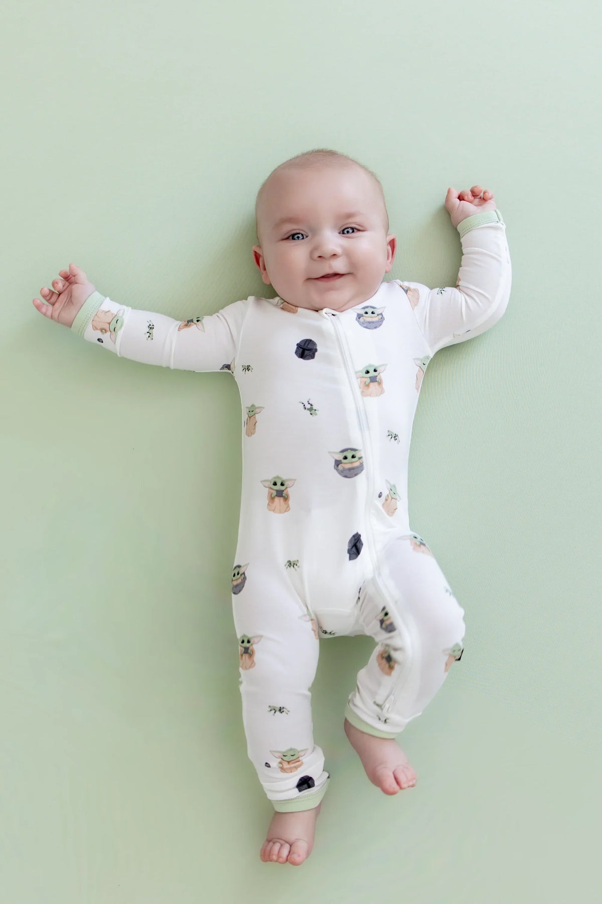 Zippered Romper in Grogu™