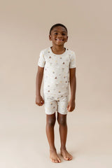Short Sleeve Pajamas in Starry Icon