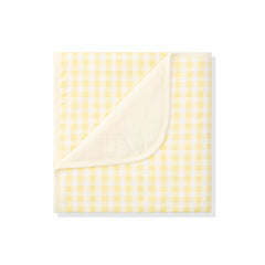 Baby Blanket in Gingham Chamomile 1.0